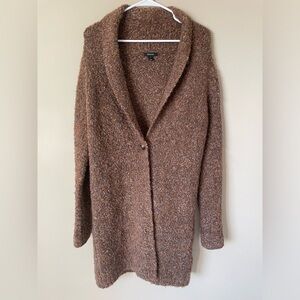 RW&CO. Thick Brown knit long warm Sweater cardigan size medium NWOT